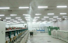 紡織廠加濕器可以解決紡織廠車間干燥問題
